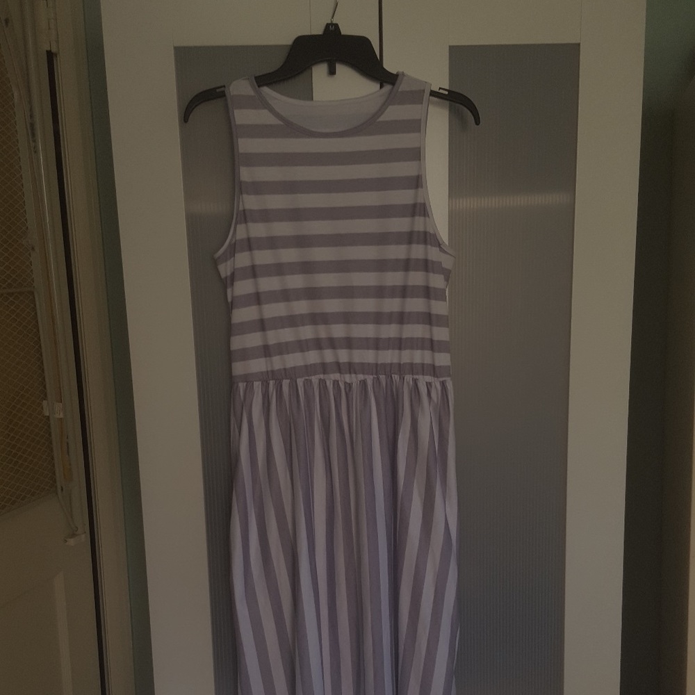 Striped casual dress